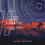 the album cover for White / Powell - Piano Sonatas 2