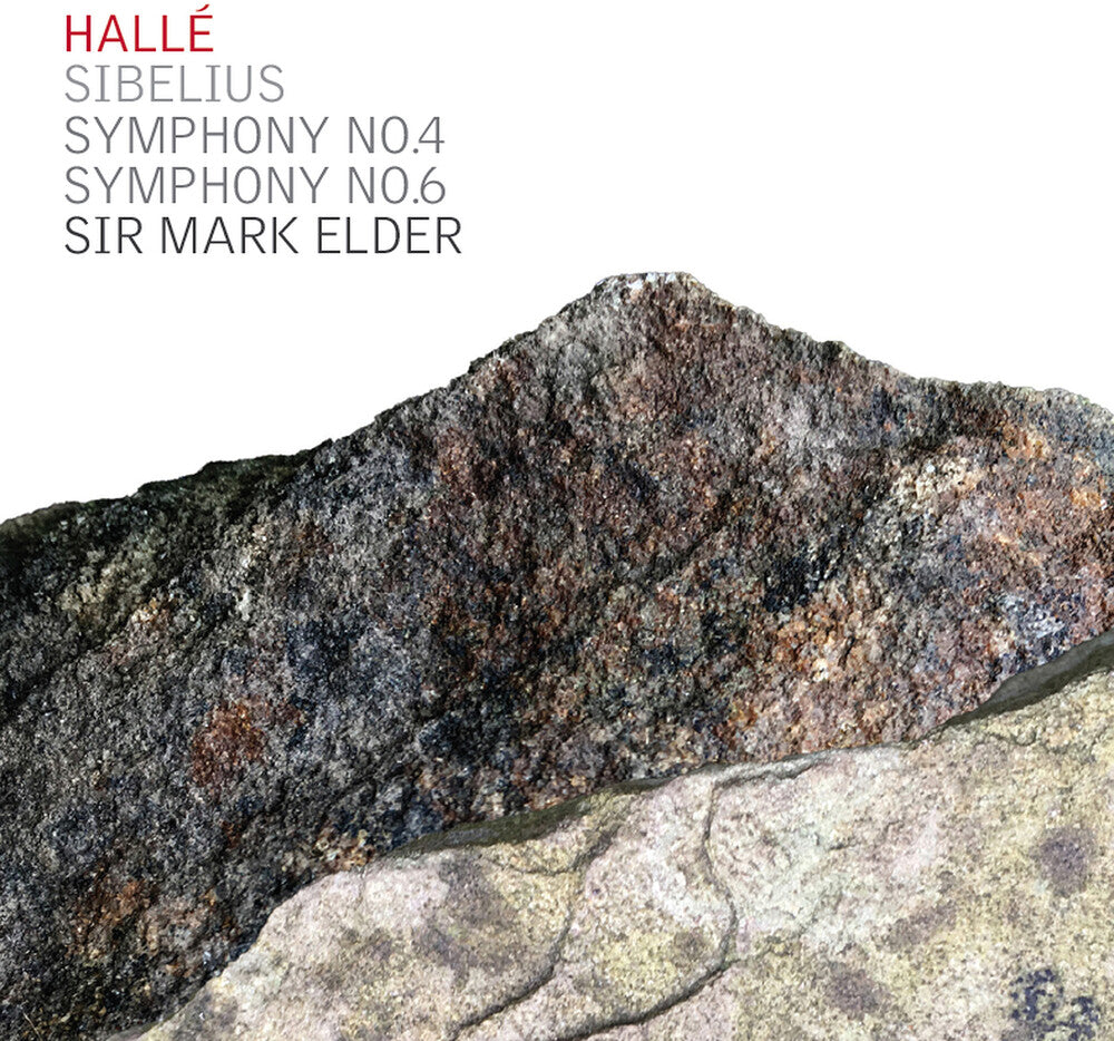 the album cover for Sibelius / Halle / Elder - Symphonies 4 & 6