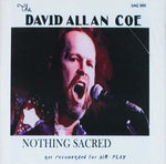 the album cover for David Coe Allen - Nothing Scared