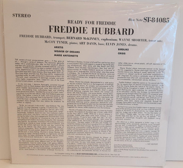 Freddie Hubbard : Ready For Freddie (2x12", Album, Ltd, RE, Gat)