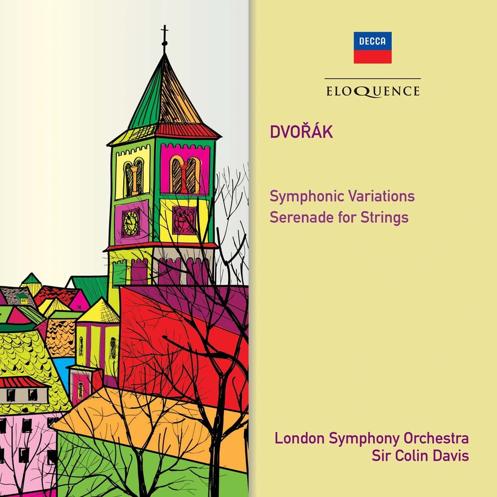 the album cover for Dvorak / Colin Davis - Dvorak: Symphonic Variations / Serenade For Strings