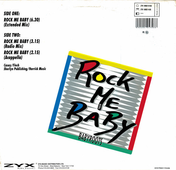 Babyroots : Rock Me Baby (12")