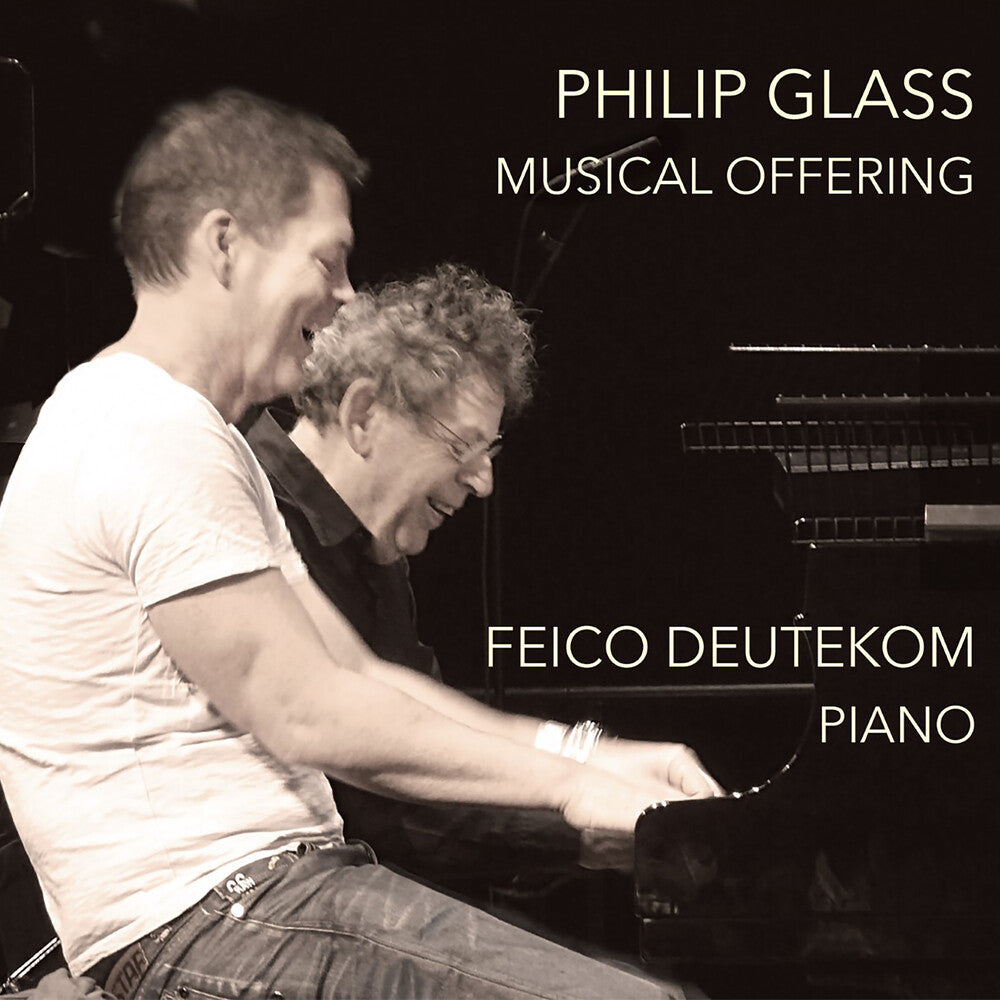 the album cover for Feico Deutekom - Glass: Musical Offering