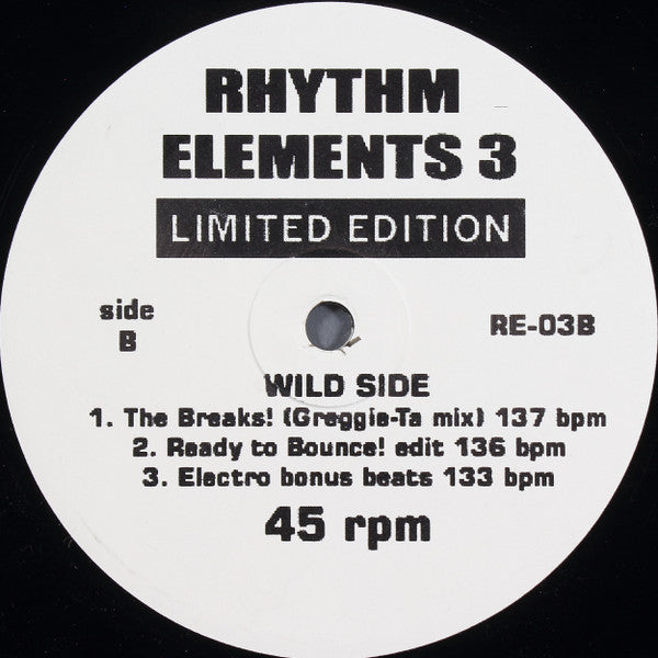 Unknown Artist : Rhythm Elements 3 (12", Ltd, Promo)
