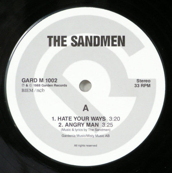The Sandmen (2) : Hate Your Ways (12", Maxi)