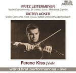 the album cover for Acker / Kiss - Violin Concerto