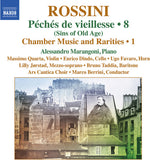 the album cover for Rossini / Marangoni / Dindo - Complete Piano Music 8