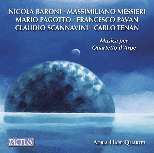 the album cover for Baroni / Harp - Music for Harp Quartet
