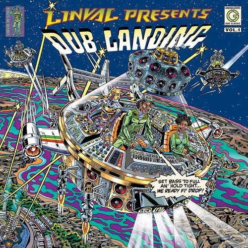 the album cover for Linval Thompson - Dub Landing 1