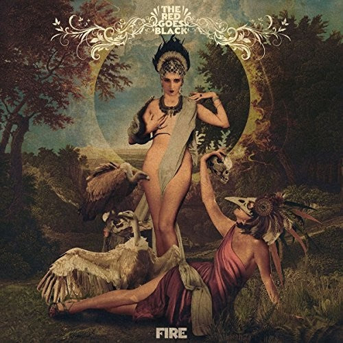 the album cover for Red Goes Black - Fire [Digipak] (Fra)