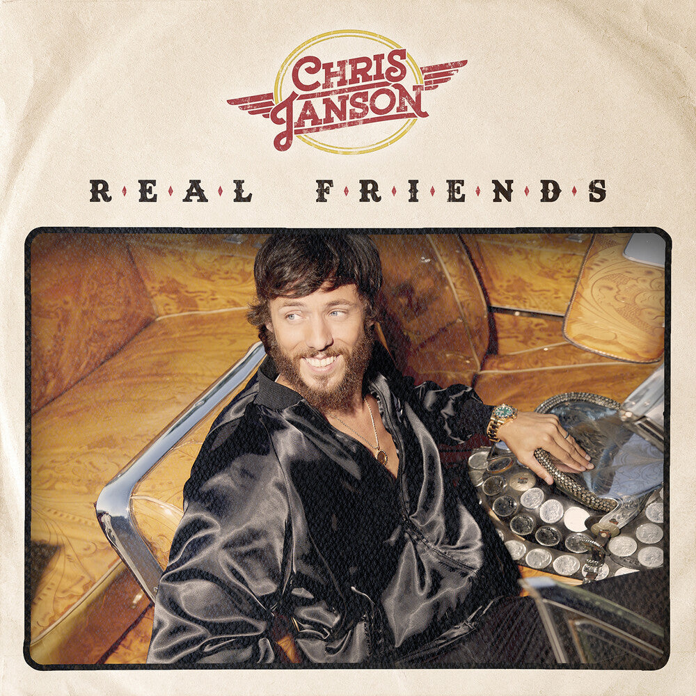 the album cover for Chris Janson - Real Friends