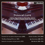 the album cover for Bartok / Mclachlan / Burke - Music for Two Pianos & Percussion