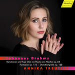 the album cover for Brahms / Treutler - Annika Treutler Plays Johannes Brahms