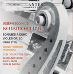the album cover for Boismortier / Les Deux Violes - Sonates a Deux Violes 10