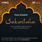 the album cover for Schubert / Nold / Bernius - Sakontola