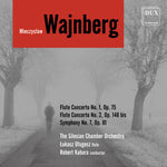 the album cover for Weinberg / Dlugosz / Kabara - Flute Concertos 1 & 2