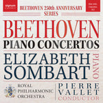 the album cover for Beethoven / Sombart / Vallet - Piano Concertos 1