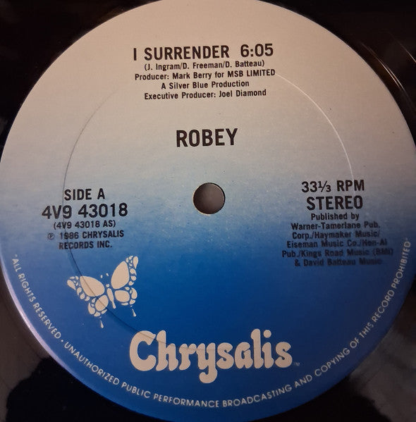 Robey : I Surrender (12", Promo)