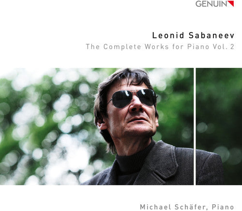 the album cover for Sabaneev / Schafer - Complete Works for Piano 2