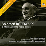 the album cover for Rosowsky / Gruber / Calloway - Chamber Music & Yiddish Songs