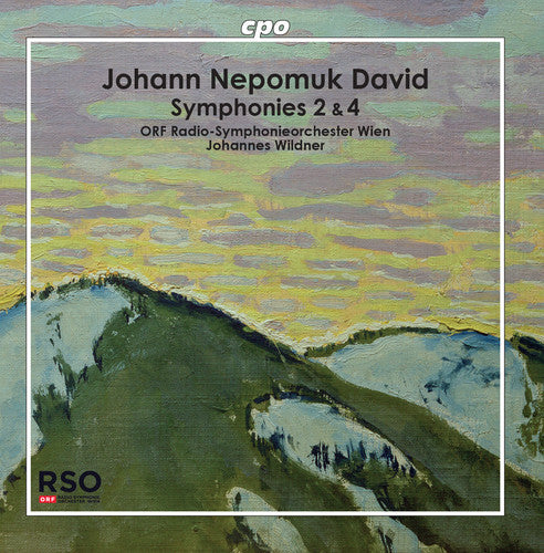 the album cover for David - Symphonies 2 & 4