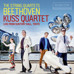 the album cover for Kuss Quartet - Beethoven: The String Quartets