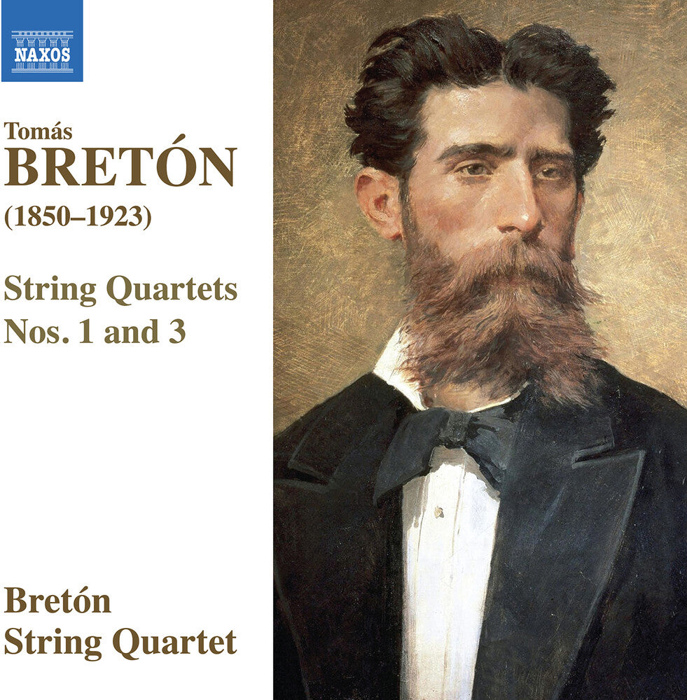 the album cover for Breton - String Quartets 1 & 3