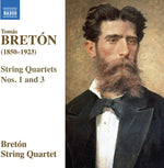 the album cover for Breton - String Quartets 1 & 3