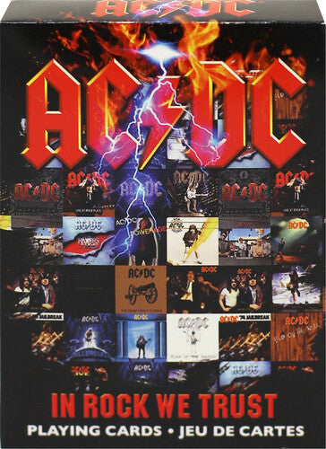 AC/DC-In Rock We Trust Playing Cards