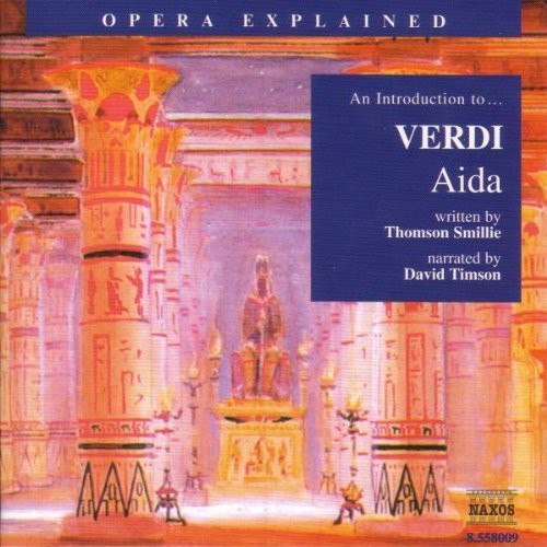 the album cover for Jeremy Siepmann - Introduction to Verdi: Aida