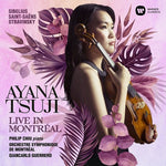 the album cover for Ayana Tsuji / Chiu,Philip / Guerrero,Giancarlo - Sibelius: Violin Concerto Stravinsky: Duo Concertant Saint-Saens