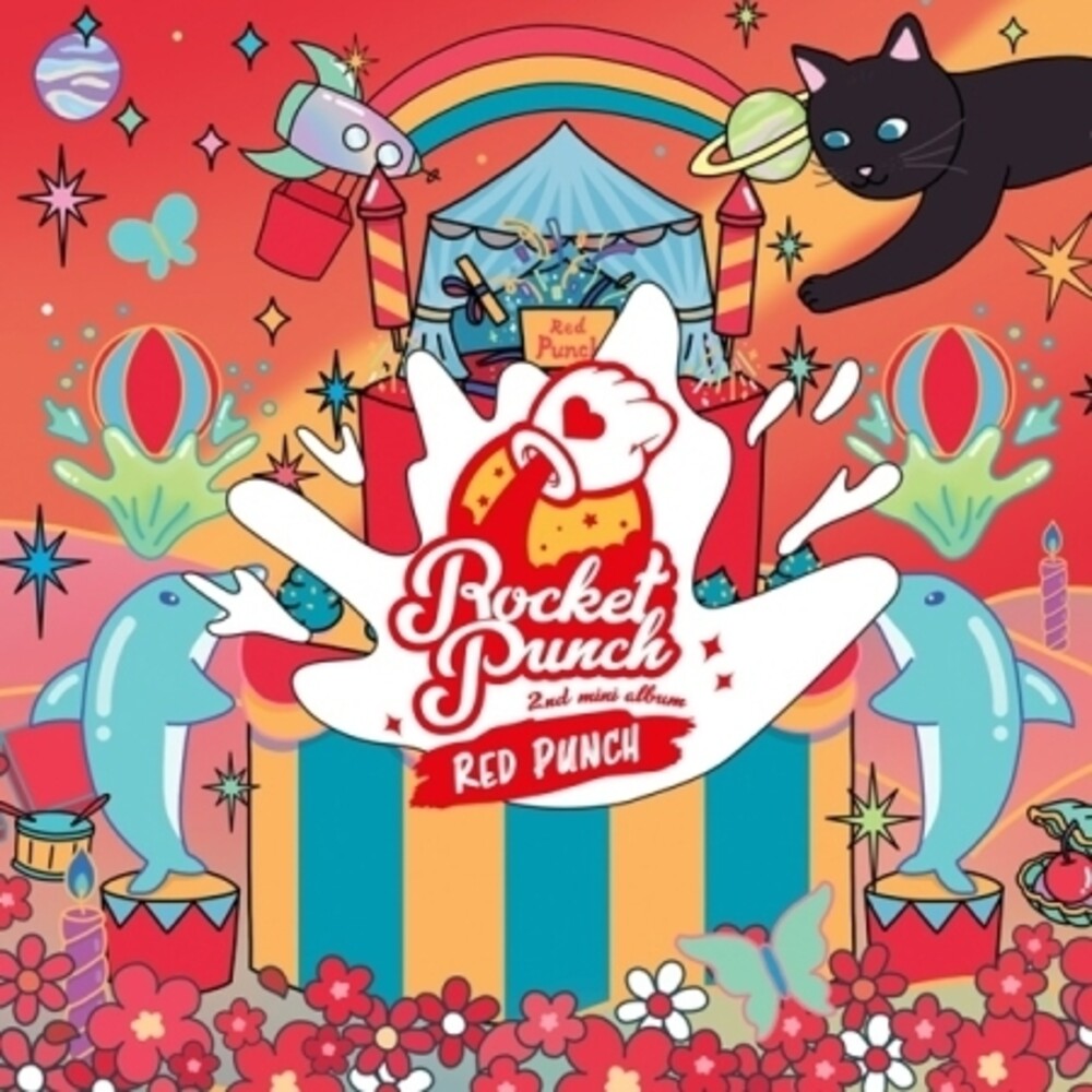 the album cover for Rocket Punch - Red Punch (2nd Mini Album) (Stic) [With Booklet] (Phot)