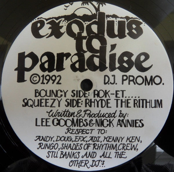 Exodus To Paradise : Rok-Et..... / Rhyde The Rithum (12", Promo)