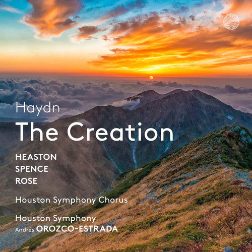 the album cover for Hayden / Heaston / Houston Symphony - Creation