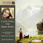 the album cover for Grieg / Farley / Philharmonia Orchestra - Carole Farley Sings Grieg Songs