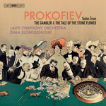the album cover for Prokofiev / Lahti Symphony Orch / Slobodeniouk - Suites from the Gambler
