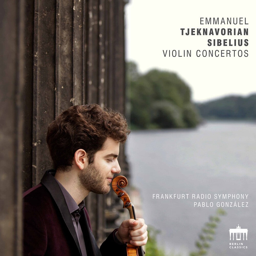 the album cover for Sibelius / Tjeknavorian / Gonzales - Violin Concertos