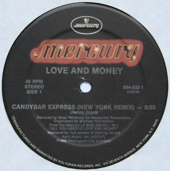Love And Money : Candybar Express (12")