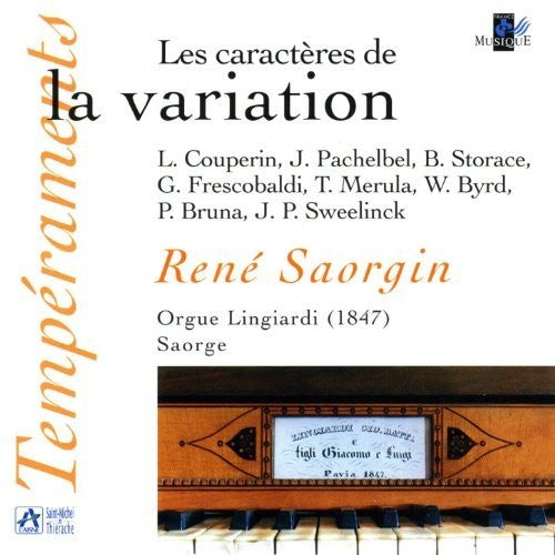 the album cover for Couperin / Pachelbel / Frescobaldi - Caracteres de la Variation