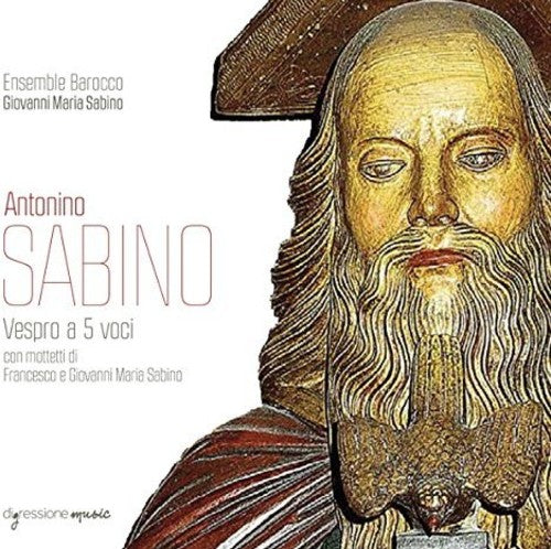 the album cover for Sabino - Vespro a 5 Voci