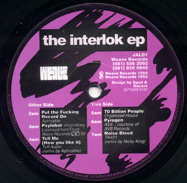 Various : The Interlok EP (12", EP)