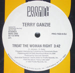 Terry Ganzie : Treat The Woman Right / King Of Kings (12", Promo)