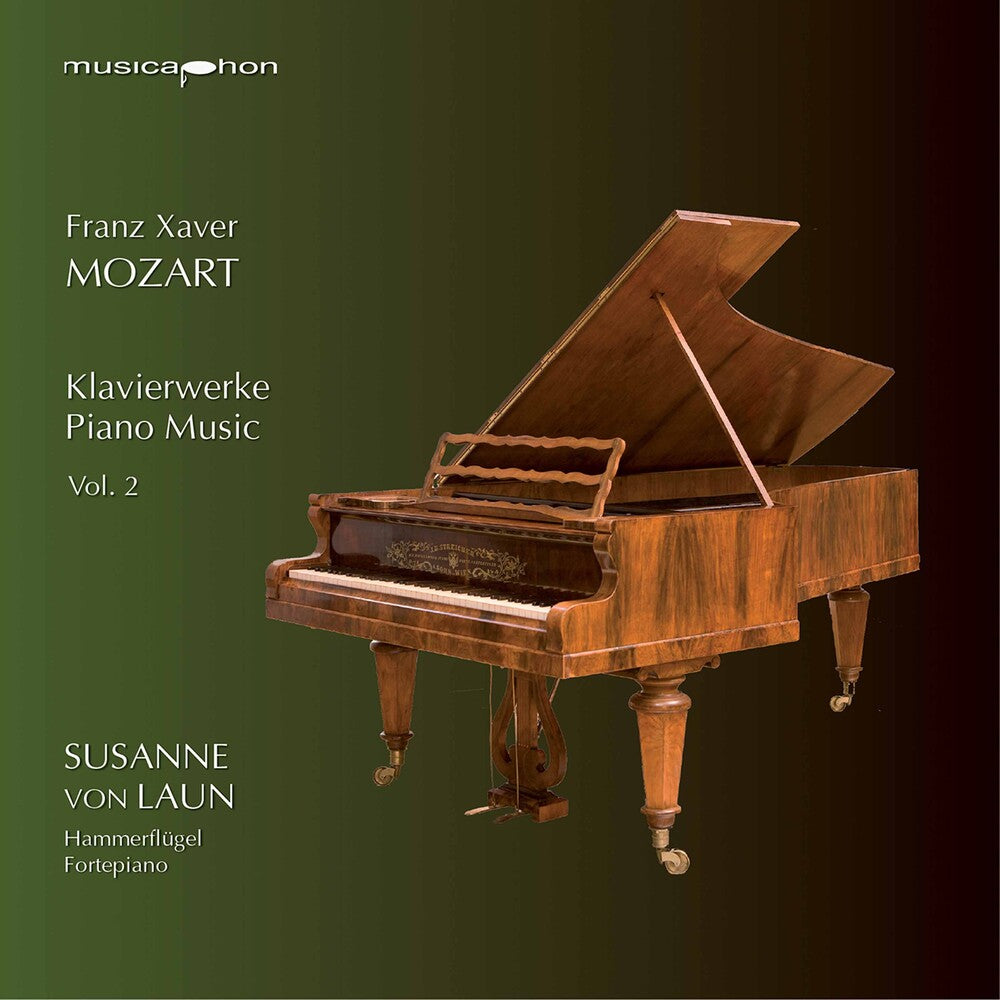 the album cover for Mozart / Laun - Works for Piano 2