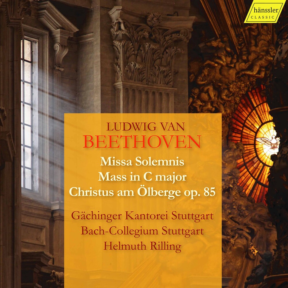 the album cover for Beethoven / Gachinger Kantorei Stuttgart / Rilling - Missa Solemnis / Mass C Major