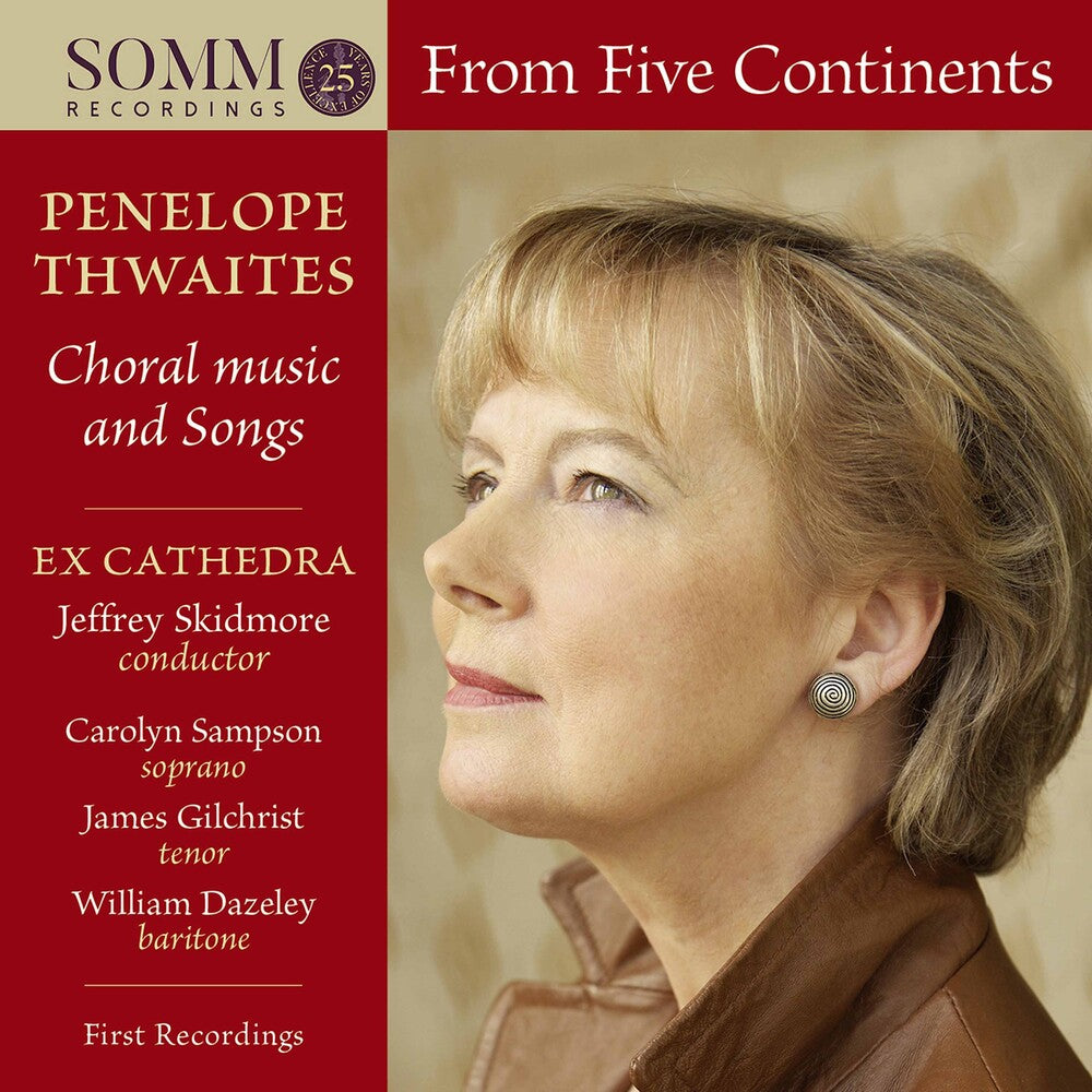 the album cover for Thwaites / Ex Cathedra / Skidmore - From Five Continents