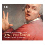 the album cover for Duport / Ronco / Vozza - Sonates & Duo for Cello