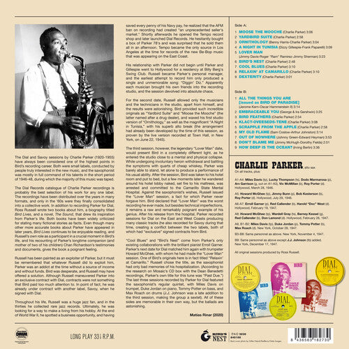 Charlie Parker - Bird Of Paradise: Lo Mejor de The Dial Masters [Edición Limitada de Vinilo Verde de 180 Gramos] (Vinilo)