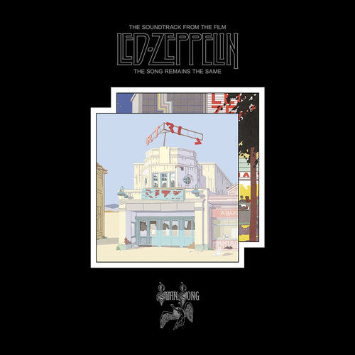 the album cover for Led Zeppelin - The Song Remains The Same: Remastered [2CD]
