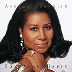 the album cover for Aretha Franklin - So Damn Happy