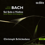 the album cover for J Bach S / Schickedanz - Sei Solo a Violino Senza Basso Accompagnato